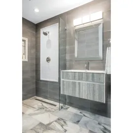Imperial Gris Gloss Ceramic Subway Wall Tile - 4 x 8 in.