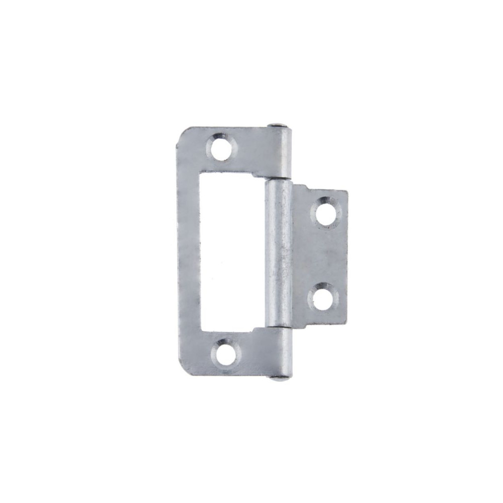 Flush Hinges 40mm Zinc Plated Steel for Cabinet Doors