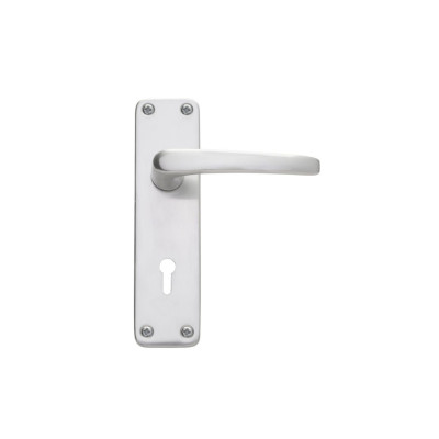 Fire Rated Contract Lock Lever on Backplate Door Handle
