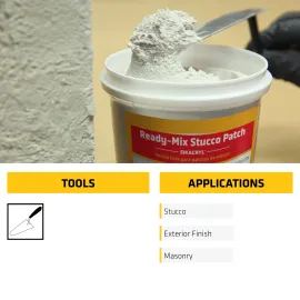Sika Ready-Mix Textured Fast Setting 32 -oz Stucco Patch