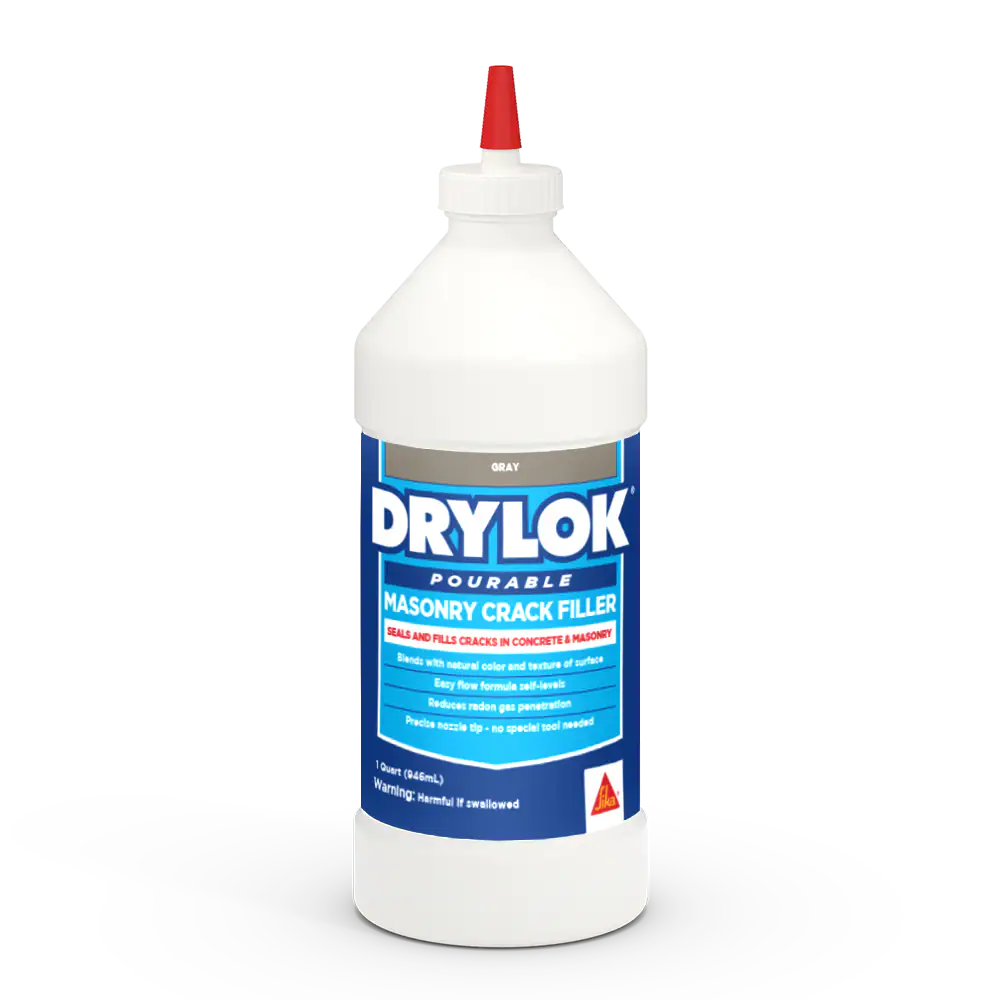 Pourable Masonry Crack Filler 32 -fl oz Stucco Mortar Concrete Crack repair
